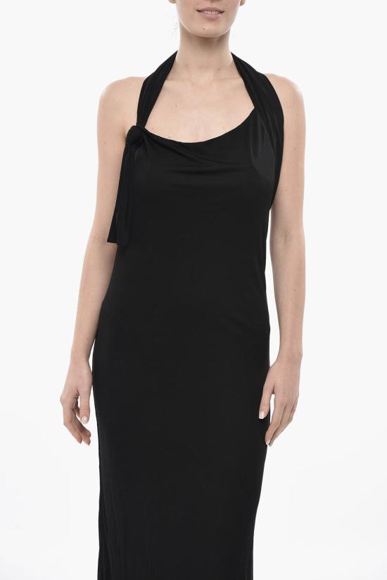  생로랑 롱 원피스 776442Y3I981000 Black - SAINT LAURENT