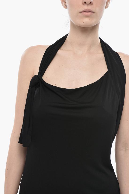  생로랑 롱 원피스 776442Y3I981000 Black - SAINT LAURENT