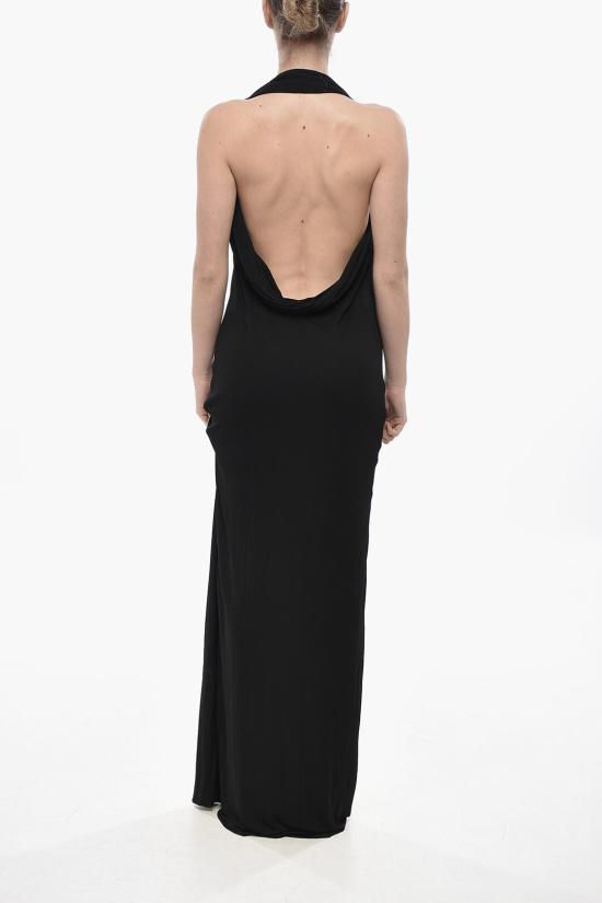  생로랑 롱 원피스 776442Y3I981000 Black - SAINT LAURENT