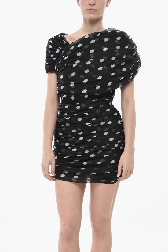  생로랑 숏 원피스 776449Y5I781095 Black - SAINT LAURENT