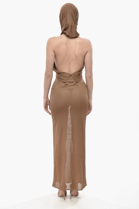  생로랑 롱 원피스 741940Y76CX2520 Brown - SAINT LAURENT