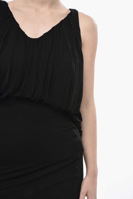  생로랑 롱 원피스 734799Y5G981000 Black - SAINT LAURENT