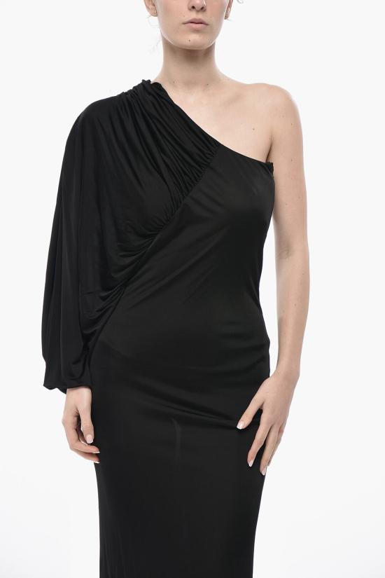  생로랑 롱 원피스 736714Y7F981000 Black - SAINT LAURENT