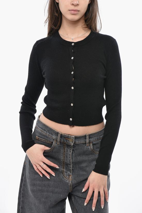  빈스 가디건 V108579726001BLK Black