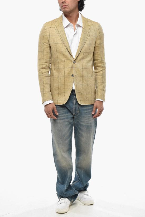  꼬르넬리아니 수트 자켓 85XZ79 0166913 034 Yellow - CORNELIANI