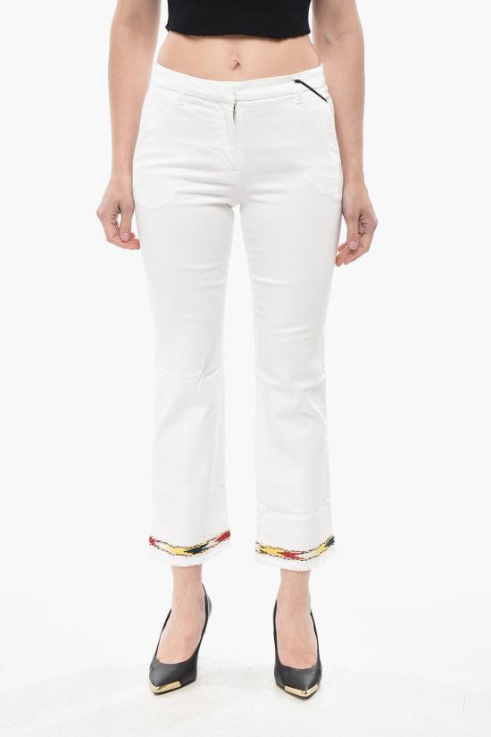 트루 로얄 스트레이트 팬츠 T152TRF07 000 White
