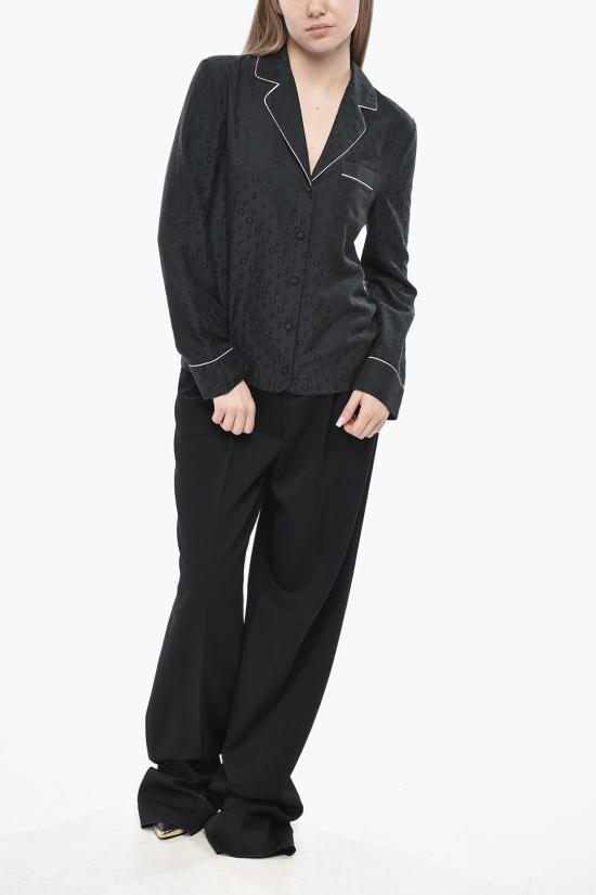  오프화이트 셔츠 OWGE016F23FAB0021010 Black - OFF WHITE