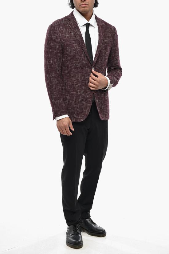  꼬르넬리아니 수트 자켓 85XY72 0118350 040 Burgundy - CORNELIANI
