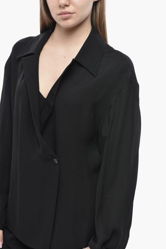  케이트 블라우스 2371338W338 200 Black - KHAITE
