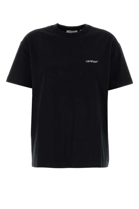 26FW 오프화이트 반팔 티셔츠 2FA00644T W036 Black