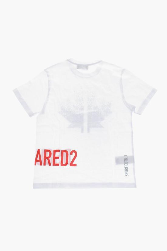  [키즈] 디스퀘어드2 티셔츠 DQ2537 D004G DQ100 White - DSQUARED2
