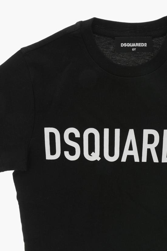  [키즈] 디스퀘어드2 티셔츠 DQ1832 D0A4C DQ900 Black - DSQUARED2