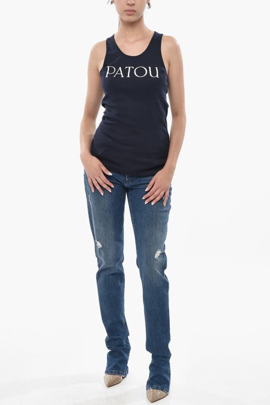  파투 민소매 티셔츠 JE0159994699N Blue - PATOU