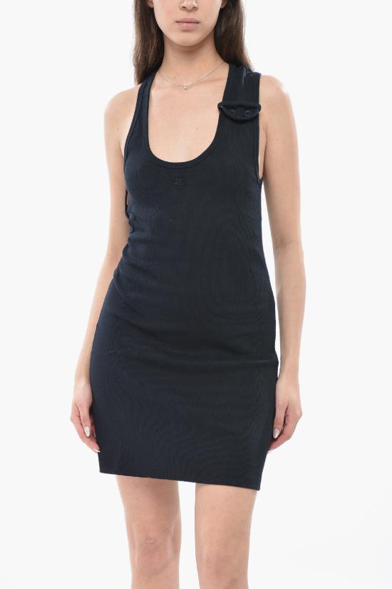  쿠레쥬 숏 원피스 125JRO550JS0194 7075 Blue - COURREGES