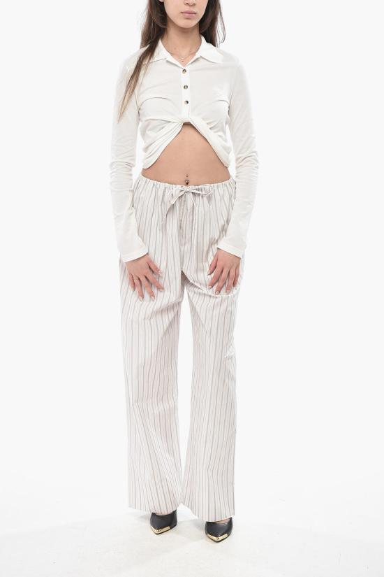  쿠레쥬 폴로 티셔츠 225JPO048JS0193 0001 White - COURREGES