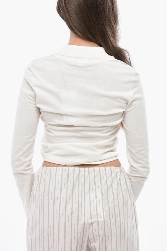  쿠레쥬 폴로 티셔츠 225JPO048JS0193 0001 White - COURREGES