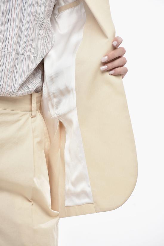  메종키츠네 수트 자켓 MW02108WW0102 P205 White - MAISON KITSUNE
