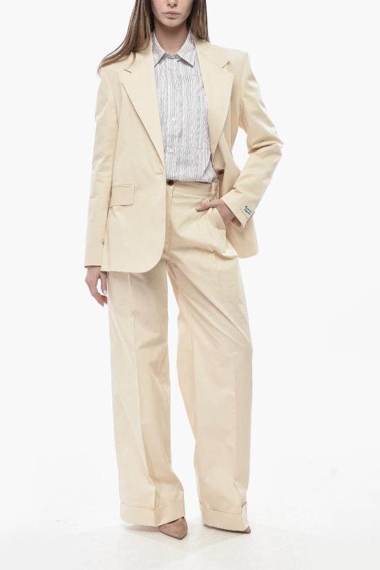  메종키츠네 수트 자켓 MW02108WW0102 P205 White - MAISON KITSUNE