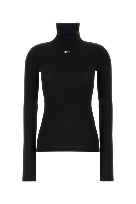 26FW 오프화이트 터틀넥 2FB00682T W003 Black