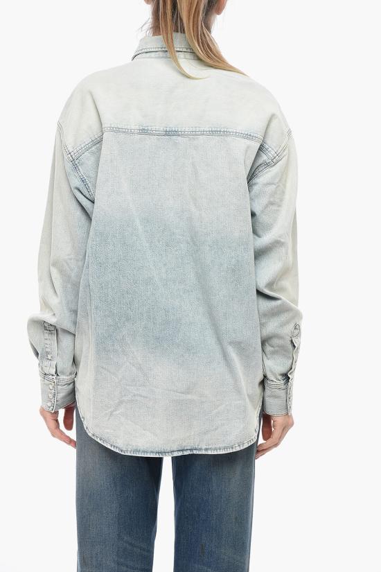 리던 데님 셔츠 12701WOSDNSH SUNFADEDBL Light blue - RE/DONE