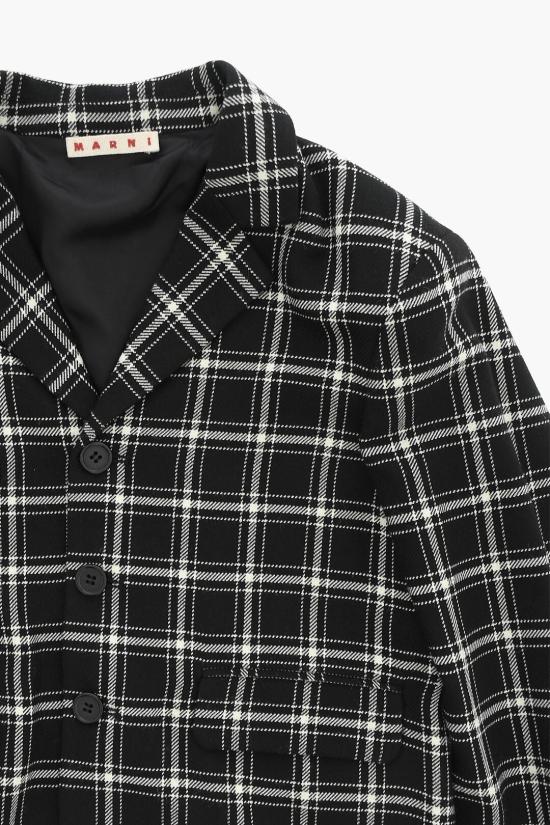  [키즈] 마르니 자켓 M01285 M00SU 0M900 Black White - MARNI