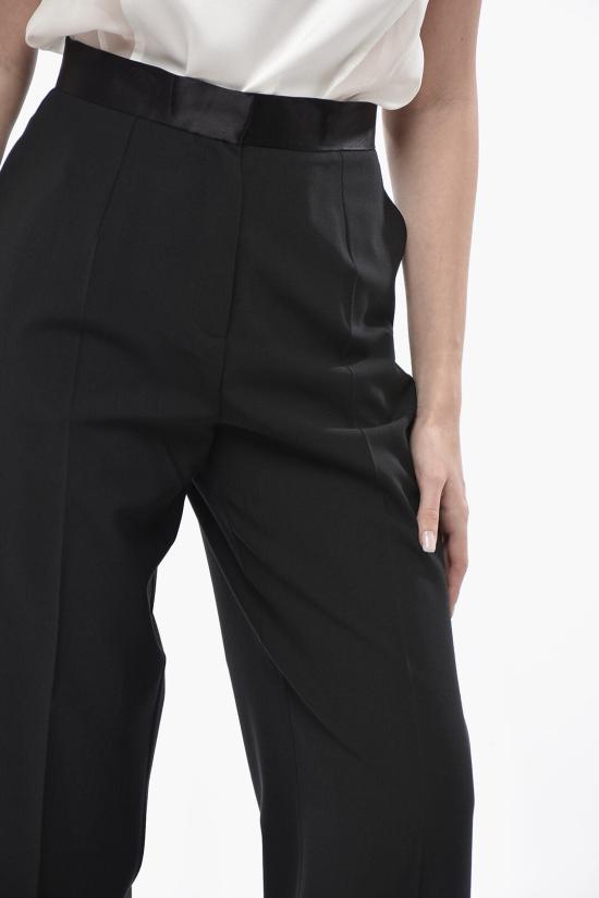  넨시 도자카 스트레이트 팬츠 NDSS24 TRS049 BLACK - NENSI DOJAKA