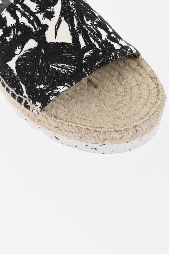  스텔라 맥카트니 뮬/슬리퍼 810341E001751300 Black White - STELLA MCCARTNEY