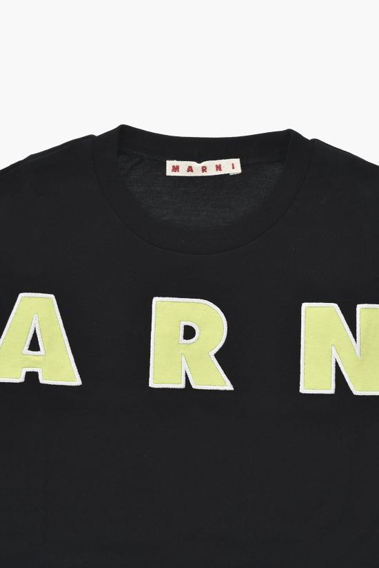 [키즈] 마르니 티셔츠 M01265 M00RF 0M900 Black - MARNI
