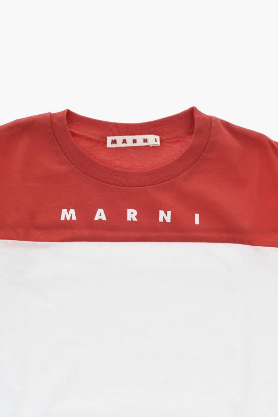  [키즈] 마르니 티셔츠 M01225 M00L9 0M110 White - MARNI