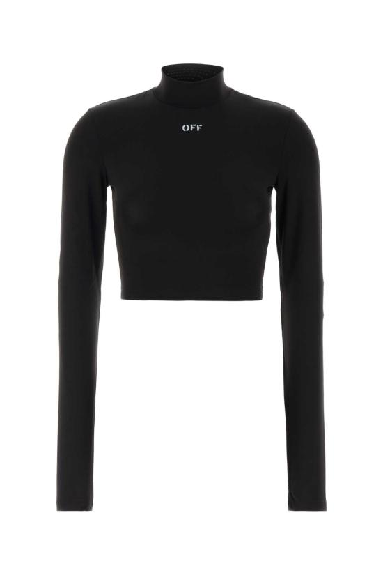26FW 오프화이트 터틀넥 2FB00628T W003 Black