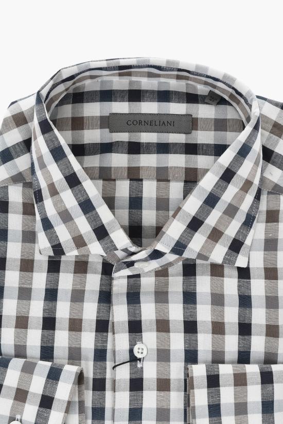  꼬르넬리아니 긴팔 셔츠 91P156 3111527 001 Multicolor - CORNELIANI