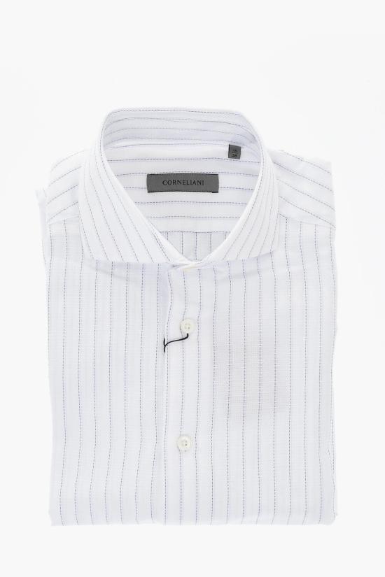  꼬르넬리아니 긴팔 셔츠 85P102 0111305 085 White - CORNELIANI