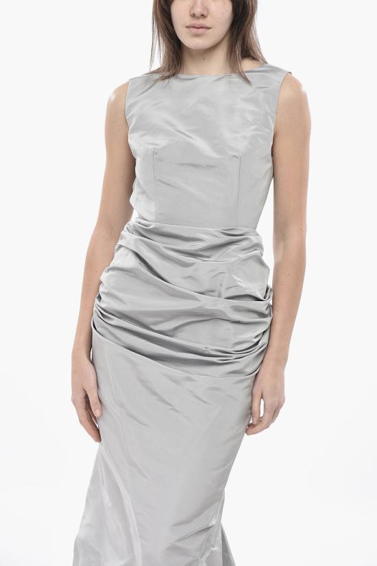  슈퍼 블론드 롱 원피스 DRESS DVN GRIGIO Gray - SUPER BLOND