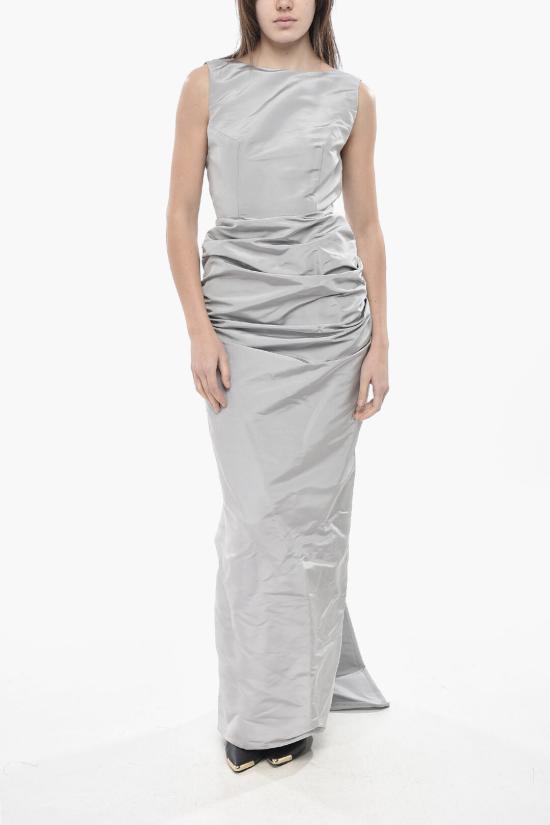  슈퍼 블론드 롱 원피스 DRESS DVN GRIGIO Gray
