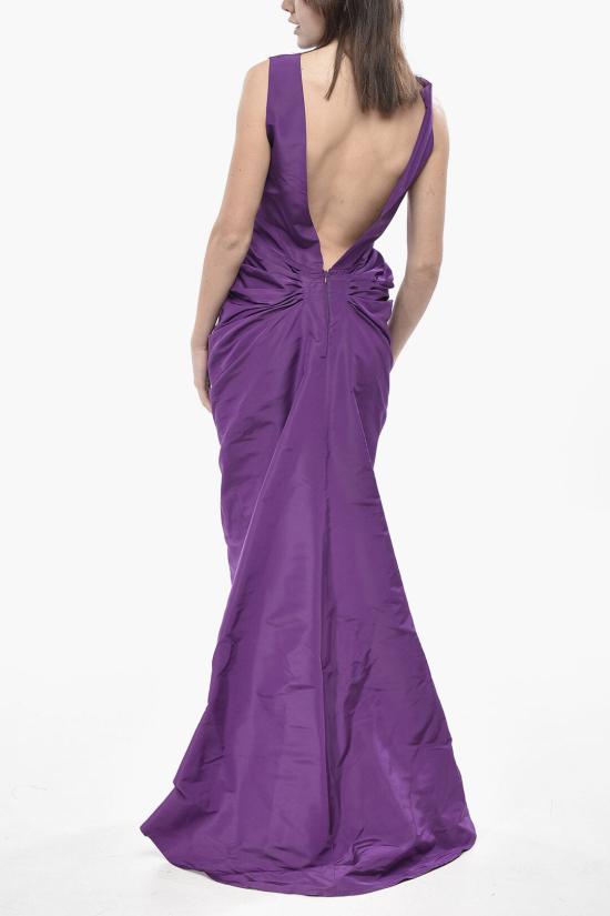  슈퍼 블론드 롱 원피스 DRESS DVN VIOLA Violet - SUPER BLOND