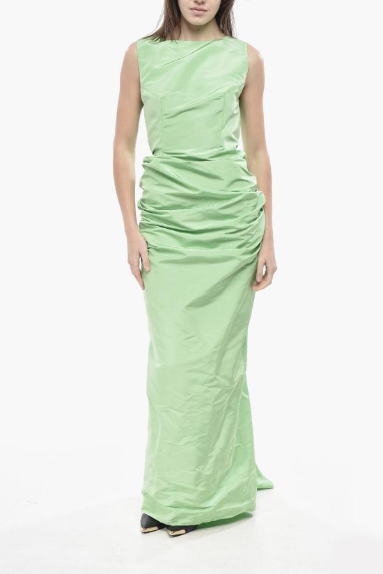  슈퍼 블론드 롱 원피스 DRESS DVN VERDE Green