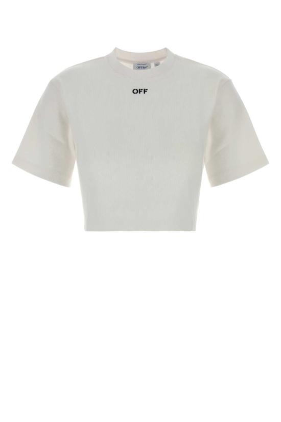 26FW 오프화이트 반팔 티셔츠 2FA00678T W102 White