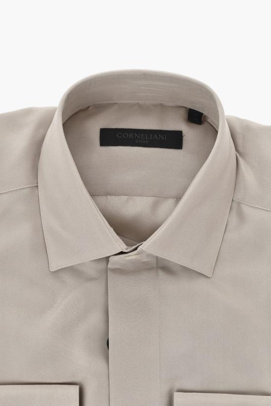  꼬르넬리아니 긴팔 셔츠 93P960 9391906 036 Beige - CORNELIANI