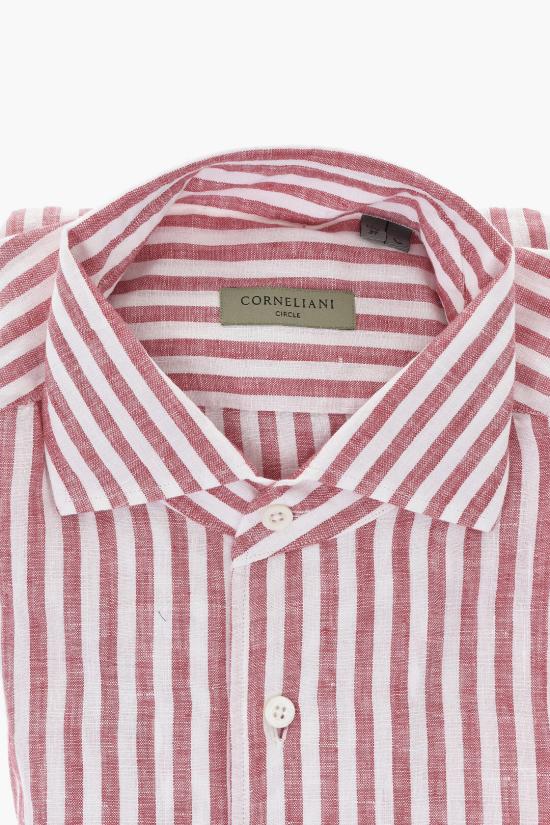  꼬르넬리아니 긴팔 셔츠 85P126 0111617 045 Red - CORNELIANI