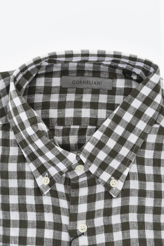  꼬르넬리아니 긴팔 셔츠 91P08N 3120255 059 Green - CORNELIANI