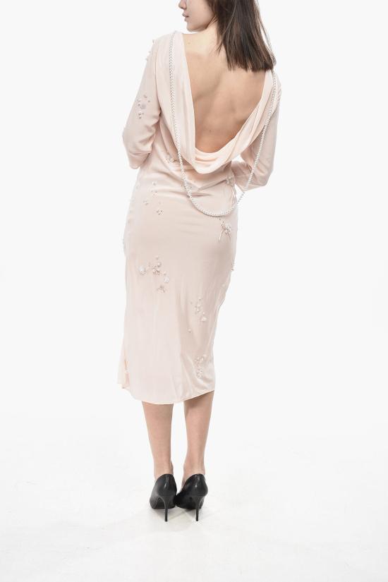  베르나데트 롱 원피스 HS25RTWMDRESSPEAEMB F79 Pink - BERNADETTE