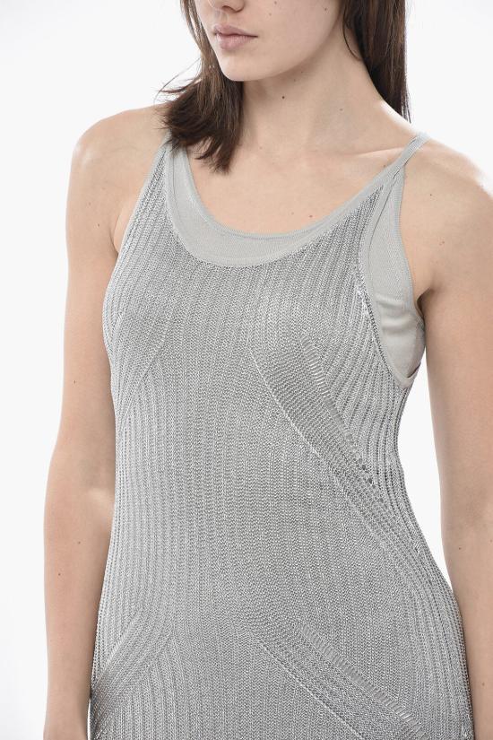  핑코 롱 원피스 105146A2LO I12 Silver - PINKO