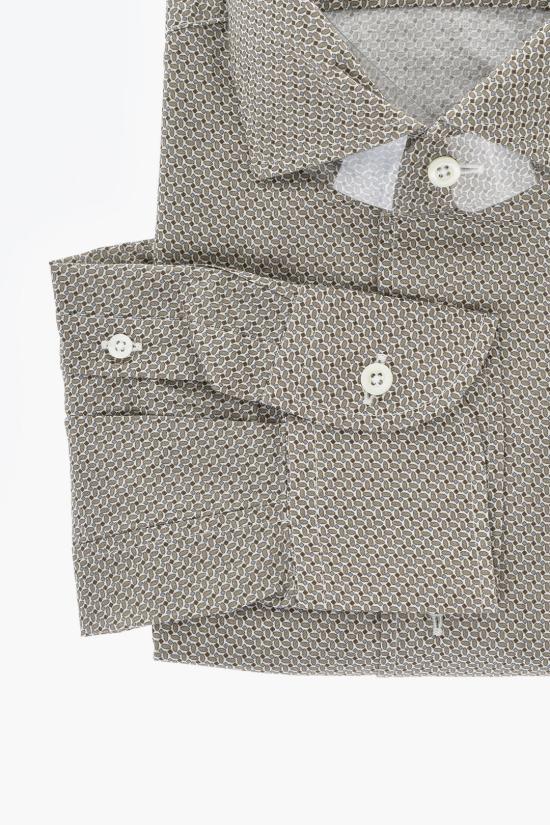  꼬르넬리아니 긴팔 셔츠 91P126 3111909 030 Brown - CORNELIANI