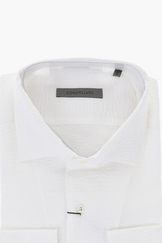  꼬르넬리아니 긴팔 셔츠 85P156 0111433 028 White - CORNELIANI