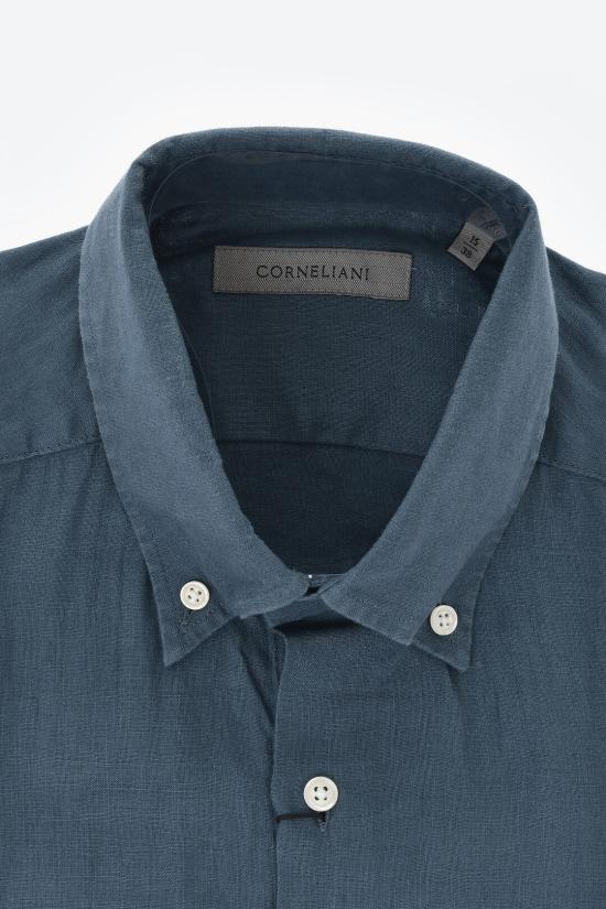  꼬르넬리아니 긴팔 셔츠 91P08N 3120254 005 Blue - CORNELIANI