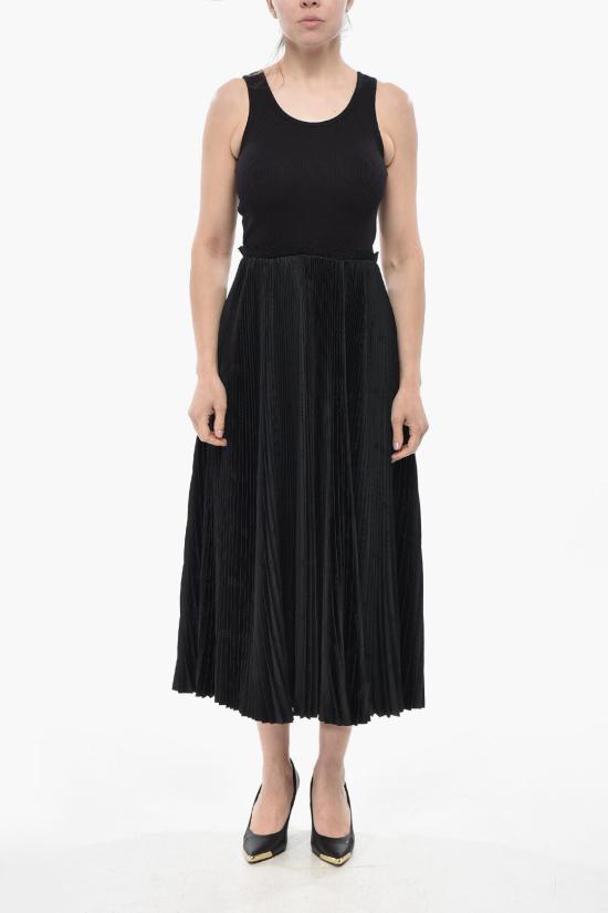  발렌시아가 롱 원피스 790644 TQO30 1000 Black