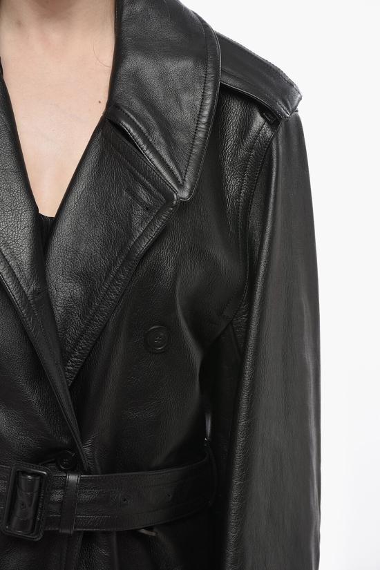  발렌시아가 가죽 자켓 773400 TNS08 1000 Black - BALENCIAGA