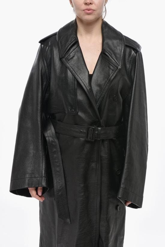  발렌시아가 가죽 자켓 773400 TNS08 1000 Black - BALENCIAGA