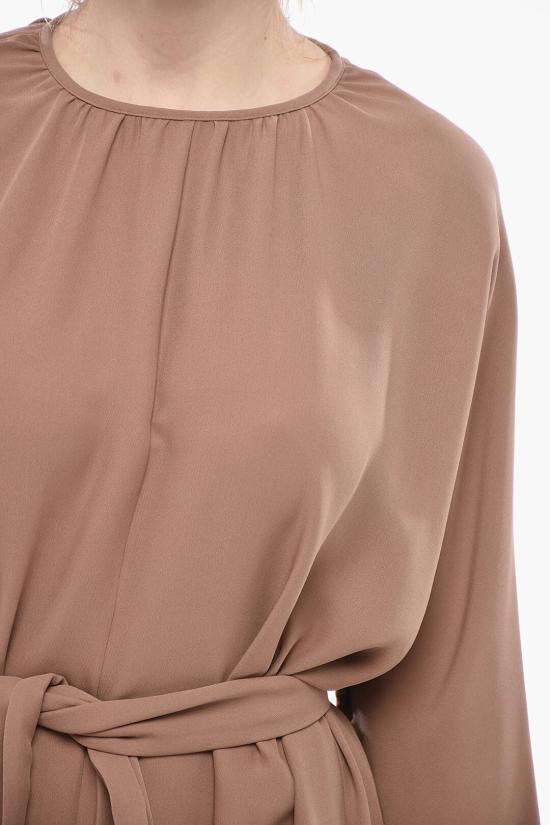  슈퍼 블론드 롱 원피스 COLLAR DRESS J NUDE Pink - SUPER BLOND