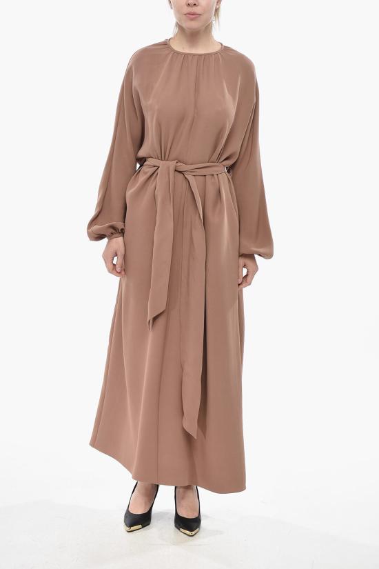  슈퍼 블론드 롱 원피스 COLLAR DRESS J NUDE Pink